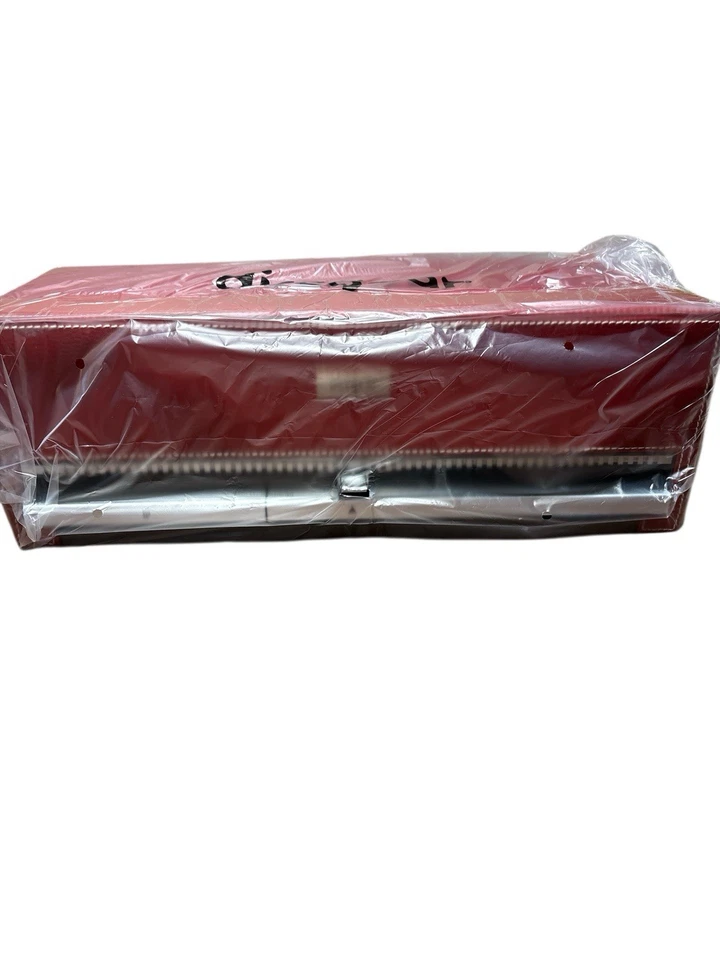 Nuevo Estuche Rígido Sellado Selector de Engranajes de Disco 120HD ROJO Imitación Cuero Almacenamiento Foto 4 de 4