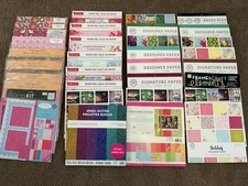 12x12 Scrapbook Paper  Kits Lot Of 36 Assorted Designs