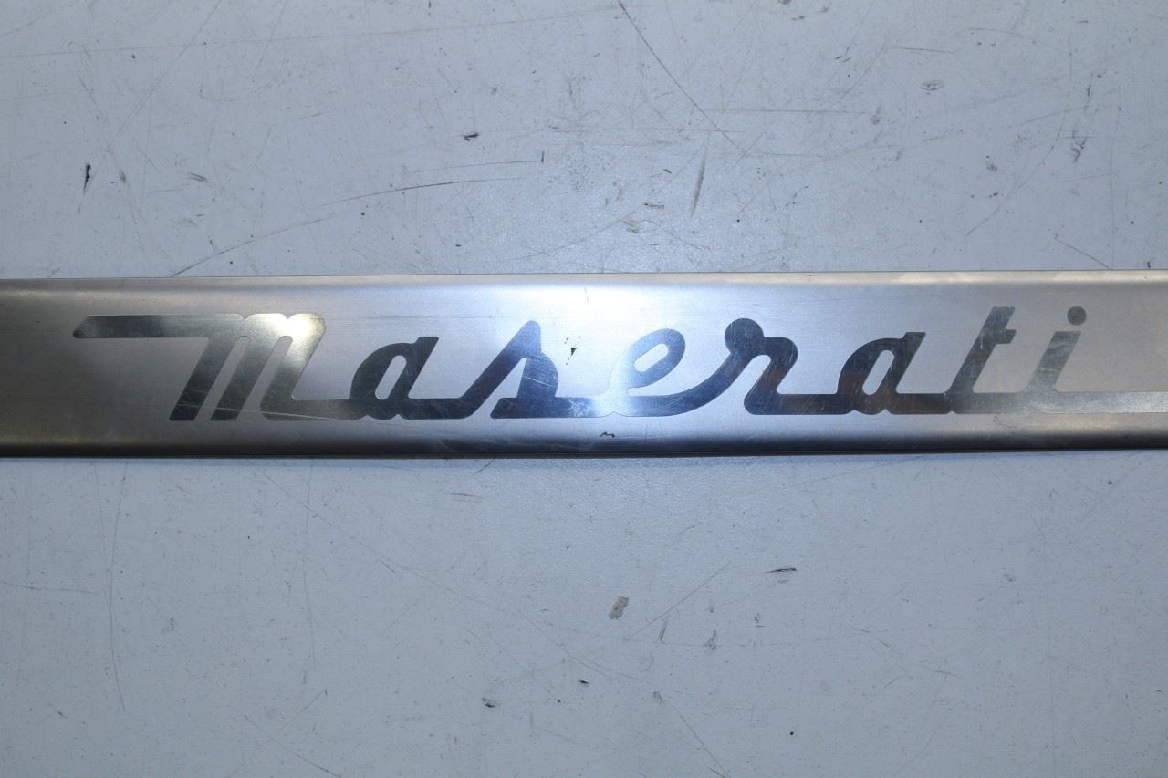 2017-21 Maserati Ghibli Front Right and Left Side Door Step Sill Plate 670013727