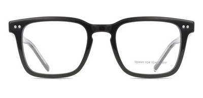 TOMMY HILFIGER TH 2034 Schwarz quadratisch  Brillengestell eyeglasses Neu Brille