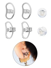 Earring Backs Replacements for Droopy Ears, Heavy Earrings Lifters, Locking E...