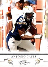 2008 Playoff Prestige Antonio Gates #81 San Diego Chargers Football Card