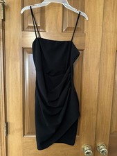 Black Ruched Spaghetti Strap Bodycon Mini Dress, Short Party Cocktail