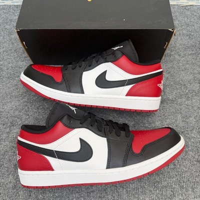 Size 9.5 - Jordan 1 Low Bred Toe for sale online | eBay Size 9.5 - Jordan 1 Low Bred Toe for sale online | eBay