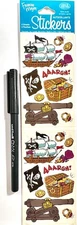 Frances Meyer Pirate Stickers Scrapbooking Card Making - 2 sheets