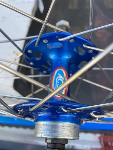 Araya 7C bmx 24 X 1.75 Blue Rims ACS Hubs - Bild 7 von 8