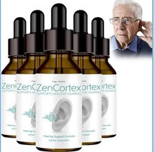 Tinnitus Relief for Ringing Ears, Zencortex Cortex Ear Drops, Zencortex (5 pack)