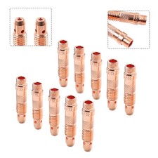 10PCS 10N32 2.4mm 3/32" Collet Body For WP-17 WP-18 WP-26 Tig Welding Torch