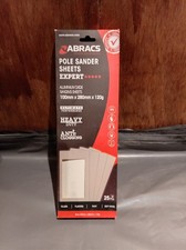  Abracs ABPS120 Pole Sander Sheets 120 Grit 100mm x 280mm 25 Pack