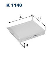 Innenraumfilter FILTRON K 1140 Partikelfilter für SANTA EF GD XG MS JC HYUNDAI 1