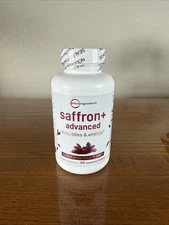 Saffron+ Advanced, 60 Veggie Capsules | 10-in-1 Formula with High Absorption ...