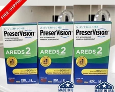 Pack of 3| Preservision AREDS 2 / 210 Count Eye Vitamin Mini Soft gels exp 2027