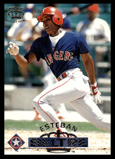 1996 Pacific Crown Collection Esteban Beltre #433 Texas Rangers MLB Baseball