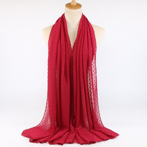 Ladies Hijab Chiffon Plain Shawls Wraps Headband Women Muslim Scarf Scarves New - Picture 15 of 31