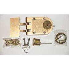 Kaba Ilco 535-53-51 Auxiliary Lock, Jimmyproof Deadlock, Bronz, Cylinder: Double