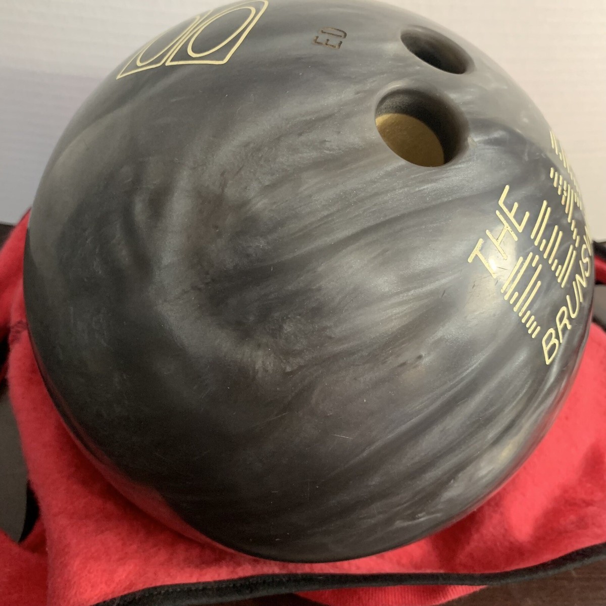 【新品未使用品】　Brunswick ゼニスパール　14-3 Vintage Brunswick The Pearl Bowling Ball 14.16 lb Drilled