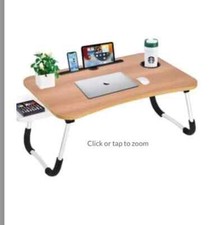 Uspharos Laptop Desk Folding Legs Study Work Bed Tray Cup And Tablet Holder NIB