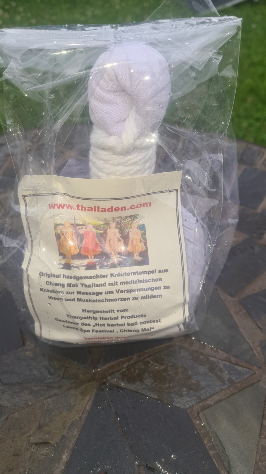 Werbepreis für 10 Massagestempel 200 g für die Massage mit thail. Kräutern