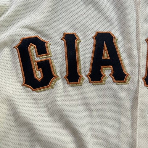 San Fransisco Giants Cream Majestic Authentic Flex Base #28 Size 52 - Picture 5 of 20