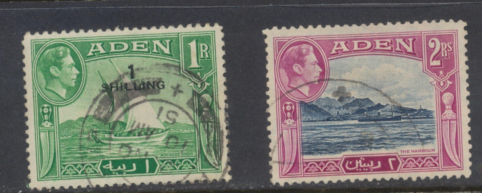Aden Stamps19371951; SG13/4,16/26,29,30,36/41,43,44 Used + Mint