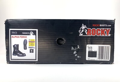 Rocky Alpha Force Zipper Composite Toe 8” Public Service Boots PT EH 6173 Sz7.5 Rocky Alpha Force Zipper Composite Toe 8” Public Service  main image 3