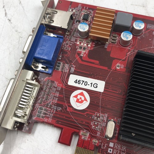 ATI Radeon HD 4670 1 G Graphics Card UNTESTED - Picture 2 of 7