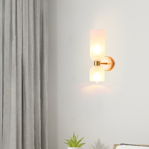 Bedroom Wall Light Glass Hallway Wall Lamp Indoor Wall Lighting Bar Wall Sconce - Picture 6 of 10