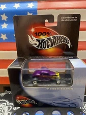 100% Hot Wheels ‘ 34 Ford Hi-Boy Coupe Purple 