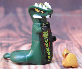 Used loose 2012 Lego Ninjago 9450 Acidicus Minifigure With Staff