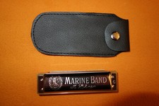 new HOHNER MARINE BAND HARMONICA Classic Key G w/ gigbag MADE GERMANY blues harp