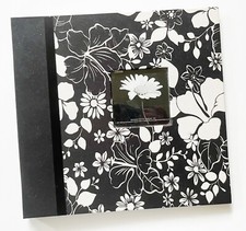 Flowered Scrapbook Album, Girl Scrapbook Album, 12 by 12 Blank Scrapbook