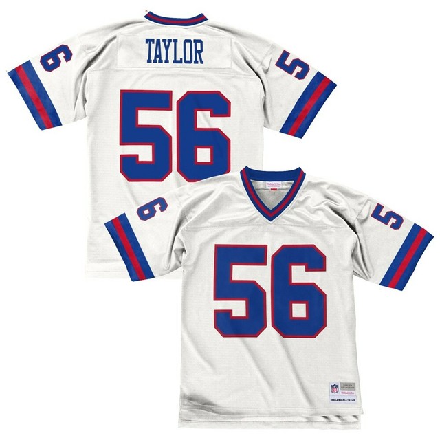 Mitchell Ness 1986 Lawrence Taylor 56 New York Giants NFL White