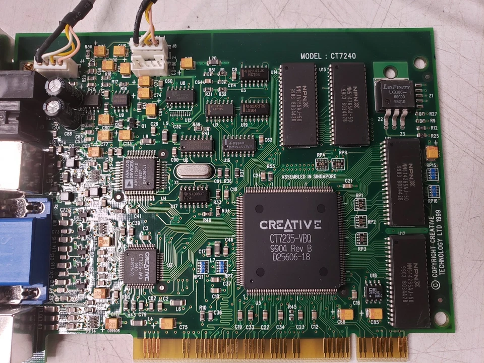 Creative Labs CT7240 Video Decoder Pci Card & Creative Audio PCI Card - Image 3 of 4