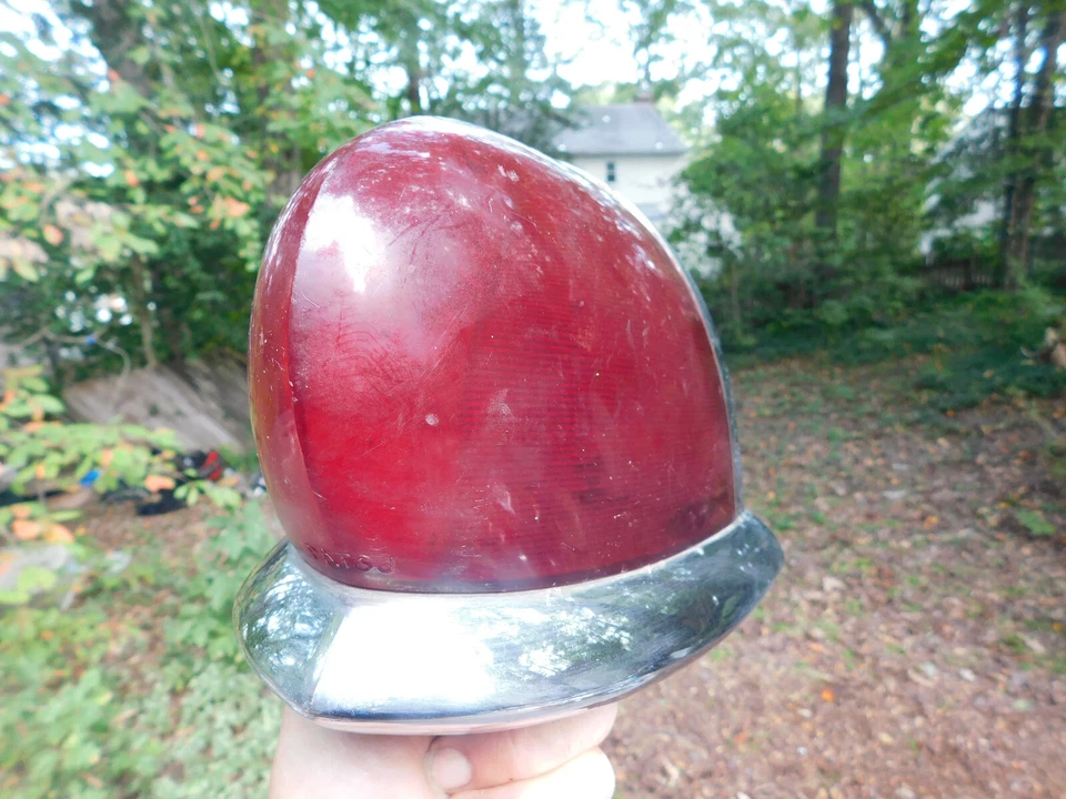 Lanterna traseira Packard Clipper 1954 1955 PATSJ 23055 e carcaça cromada - Imagem 4 de 4