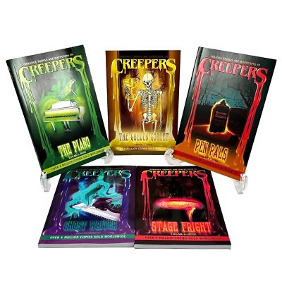 Creepers Book Set 1 thru 5 by Edgar J. Hyde 2023 Youth Horror Series Paperback
