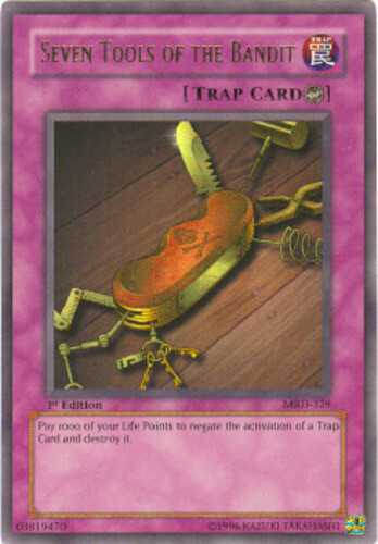 遊戯王OCG デュエルモンスターズ Seven Tools of the Bandit 1st Edition Seven Tools of the Bandit - MRD-129 - Ultra Rare - 1st Edition x1