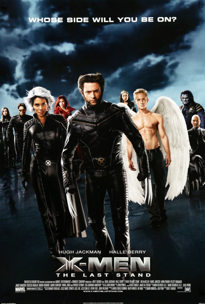 X-Men The Last Stand movie poster - Hugh Jackman, Halle Berry, Ben