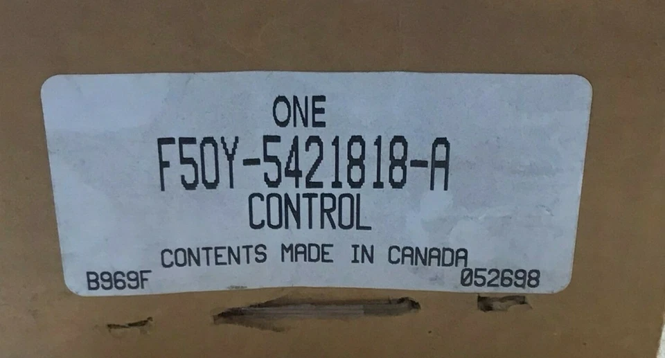 Manija de puerta interior delantera derecha Lincoln Continental 1995-2002 OEM F5OY-5421818-A Foto 3 de 3