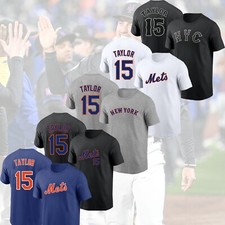 NEW - Tyrone Taylor #15 New York Mets 2025 Name & Number Fast Ship