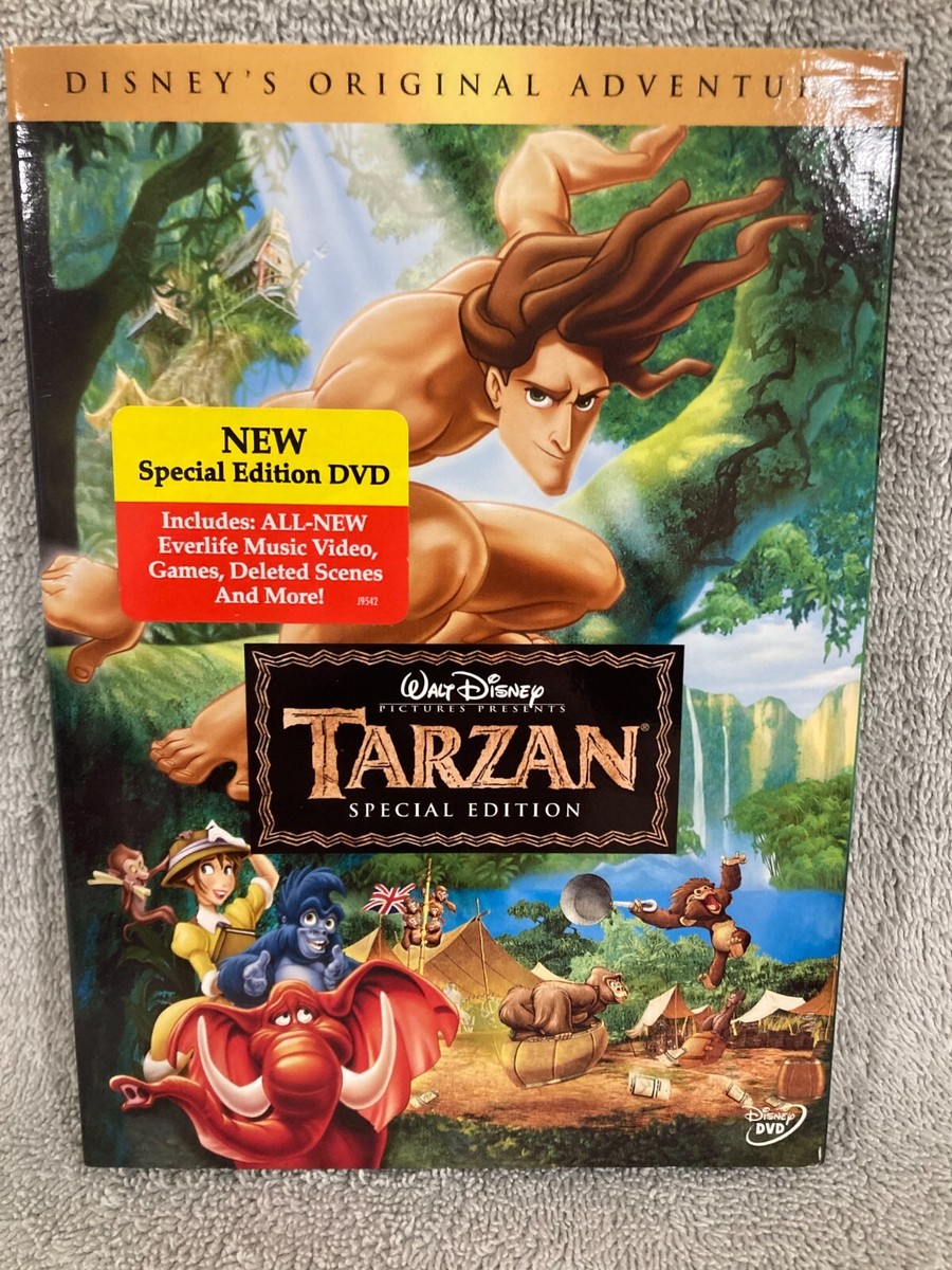 LOT 4 DVD Disney Films; The Incredibles (Collectors), Tarzan