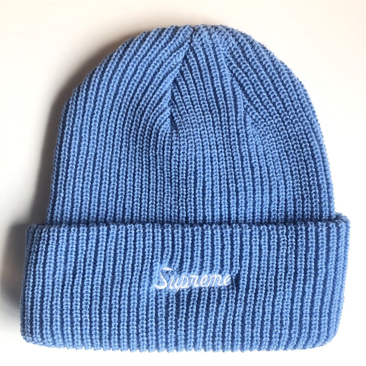FW21 SUPREME LOOSE GAUGE BEANIE Light Blue | eBay FW21 SUPREME LOOSE GAUGE BEANIE Light Blue | eBay