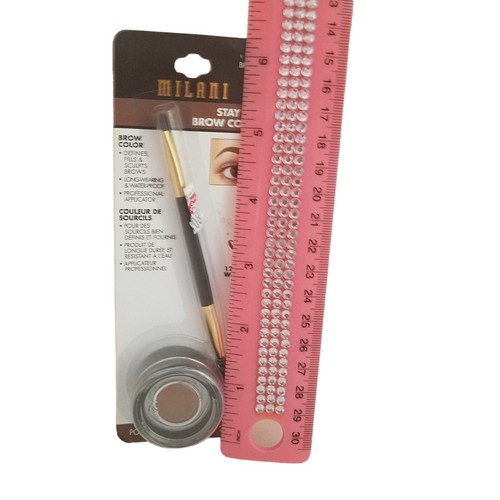 Milani STAY PUT BROW COLOR 12HR Long Lasting Waterproof #01 SOFT BROWN 0.06 oz - Picture 5 of 24
