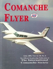 Comanche Flyer Magazine Apr 2001 Short Landing Wobbling Couplings Backseat IFR