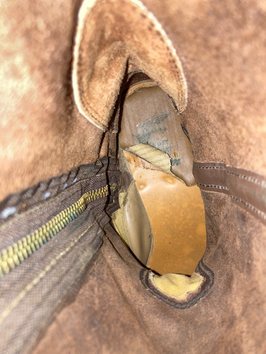 Red Wing 1155 90s Vintage Pecos Boots Vertical Feather Tag Leather 