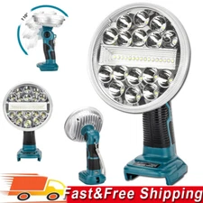 30W 2000LM LED Work Light Cordless Flashlight for Makita 18V LXT Li-ion Battery