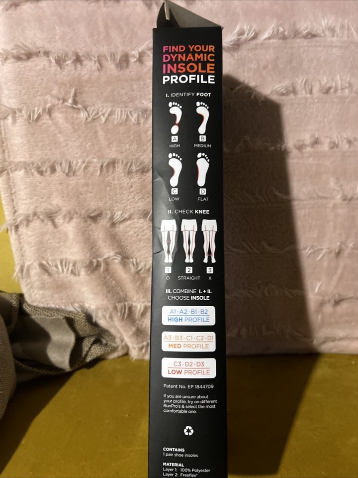 CURREX RunPro Insoles for Running Shoes, for Men & Women, Medium Arch