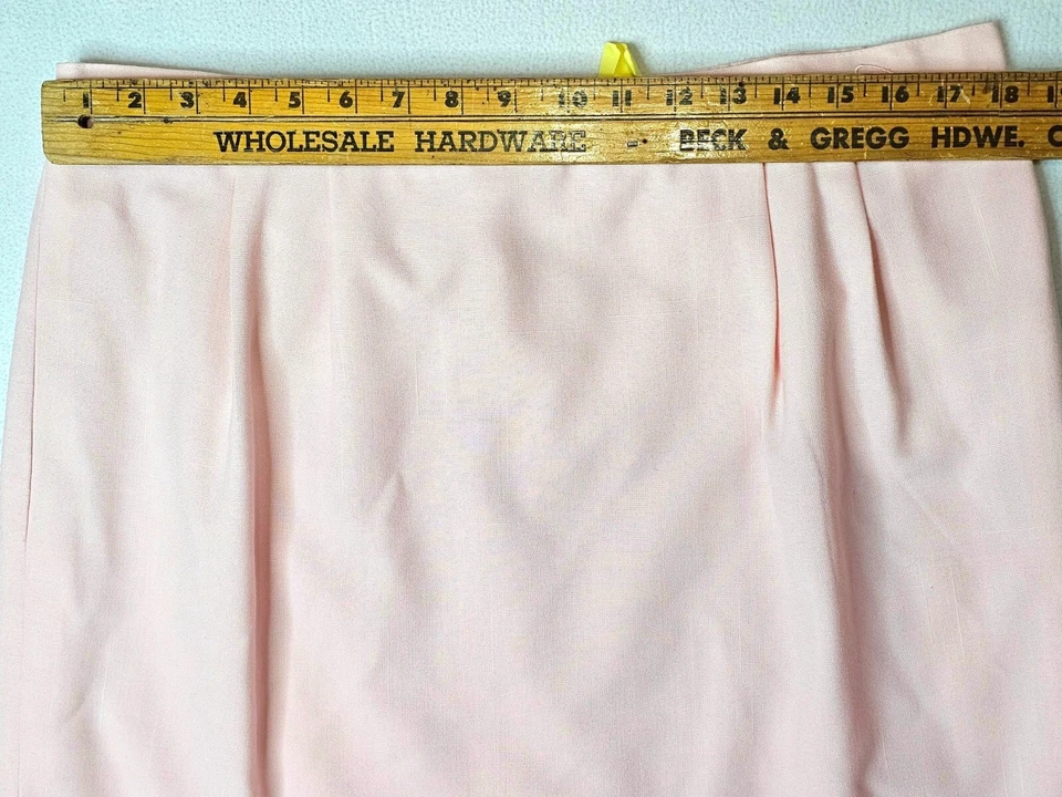 Falda lápiz rosa hasta la rodilla 18W de Morgan Miller mezcla de rayón Foto 4 de 4