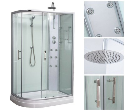 Home Deluxe Dusche Duschkabine Duschtempel Fertigdusche Eckdusche Komplett Ebay