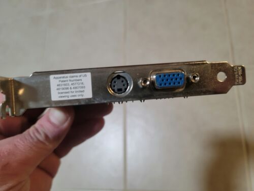 VINTAGE COMPUTER NVIDIA GE FORCE 2 MX VIDEO CARD 64MB AGP CN-03K538-44571 - Afbeelding 3 van 3