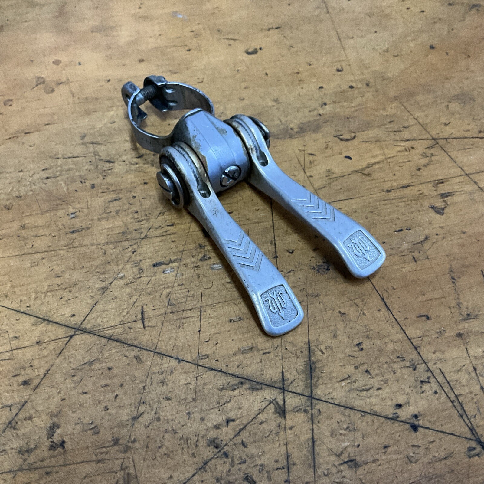 Vintage Shimano 105 Golden Arrow Downtube Shifter Set With Clamp eBay